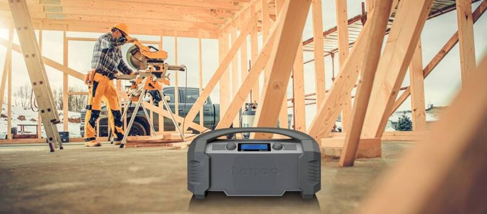 Lenco ODR 150GY pracovní rádio DAB+/FM DAB+